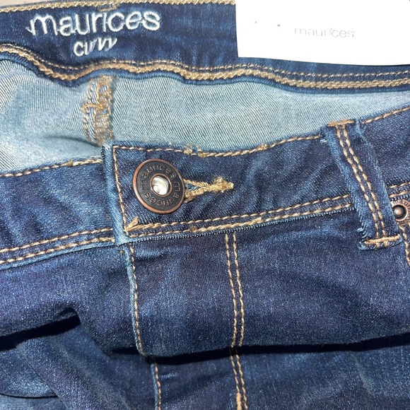 Maurices Curvy‎ Slim Boot Jeans Womens 7/8 Reg NWT Stretch - Picture 6 of 8